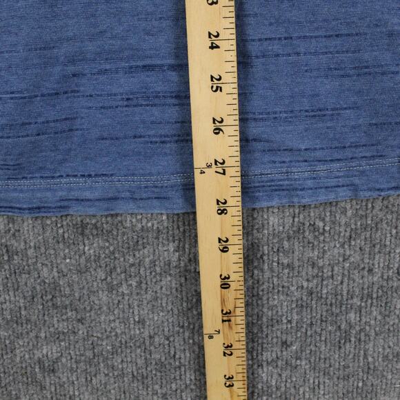 Billy Reid Shirt Mens XL Pensacola Polo Blue Cotton Short Sleeve Casual - Picture 6 of 9